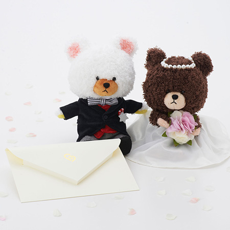 結婚式にかわいい祝電 ぬいぐるみ電報 人気キャラクターまとめ ウエディングナビ